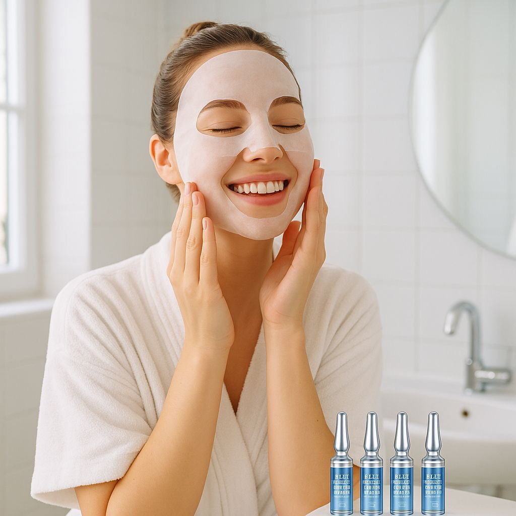 Elancy collagen mask and vitamin C serum