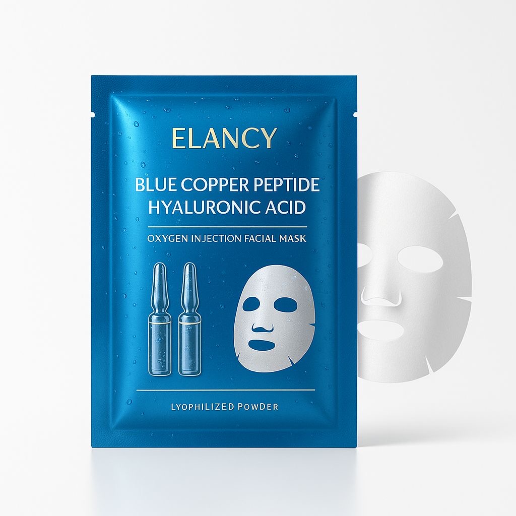 Elancy collagen mask and vitamin C serum